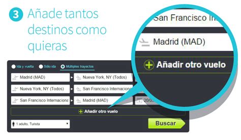 skyscanner multiples destinos.